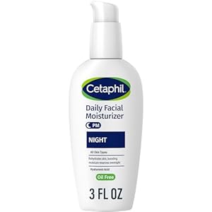 Cetaphil Night Moisturizer for Face, Hydrating Facial Moisturizer