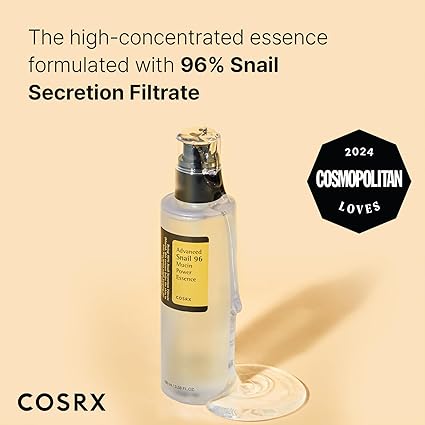 COSRX Snail Mucin 96% Power Repairing Essence 3.38 fl.oz 100ml