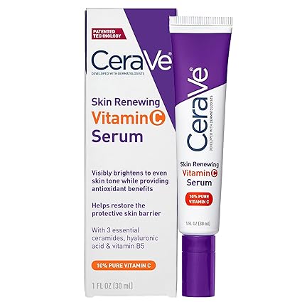 CeraVe Vitamin C Serum with Hyaluronic Acid | Skin Brightening Serum