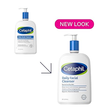 Cetaphil Face Wash, Daily Facial Cleanser for Sensitive Skin